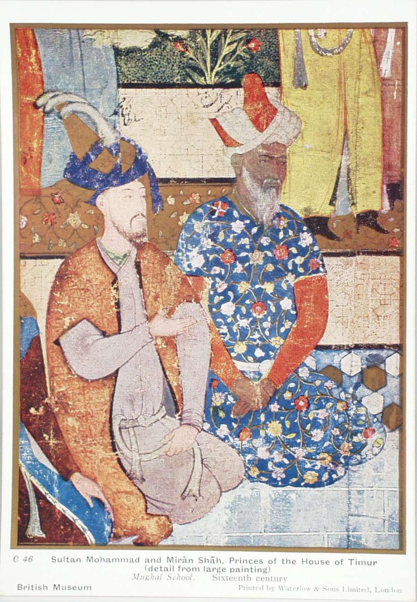 Indiske malerier fra Mughal-skolen
