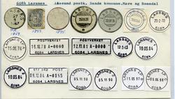 Stempelkatalog 6084 Larsnes (Larsnæs), Ålesund, Sande, Møre 