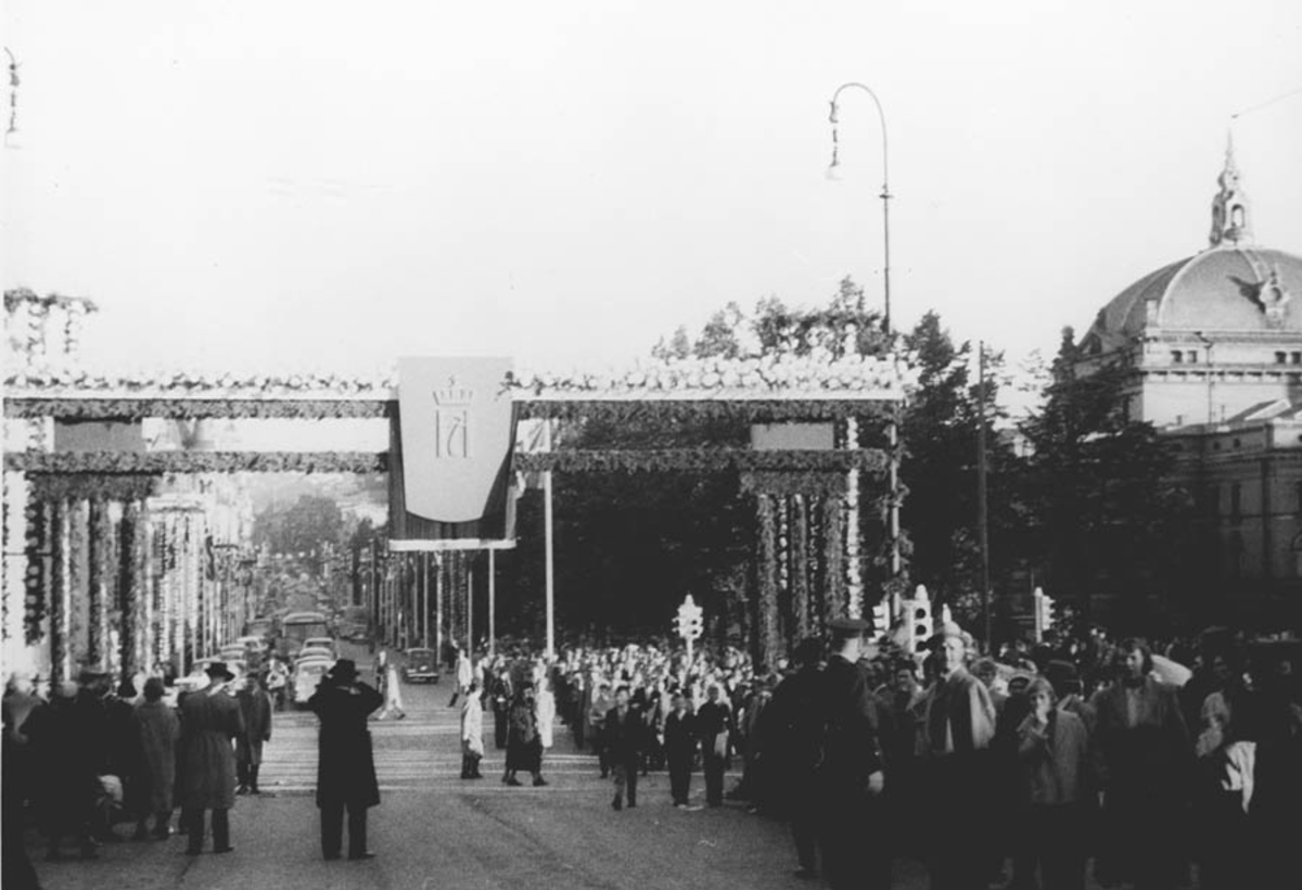 Kong Haakon den 7. Hjemkomsten i 1945 i Oslo