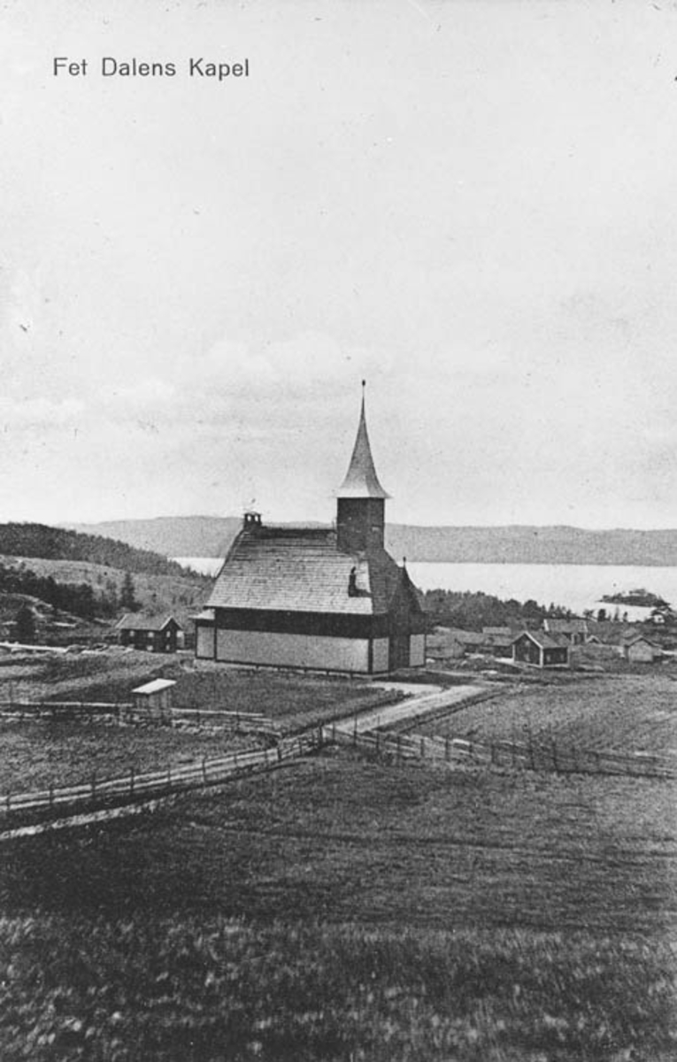 Dalen kapell bygd 1909.