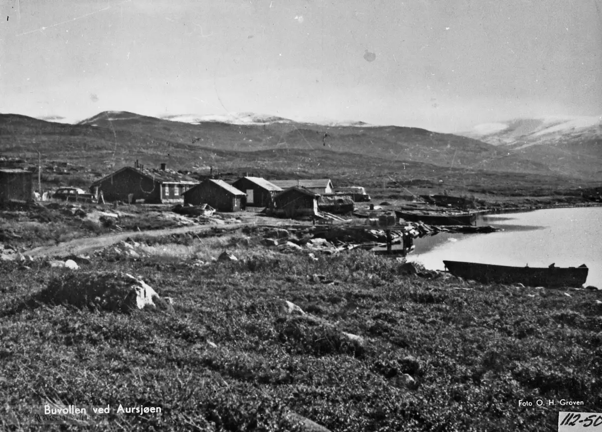 Buvollen Ved Aursjøen Før Oppdemming.. - Romsdalsmuseet   Digitaltmuseum