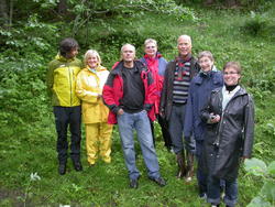 Oppigardskverna, ansatte ved Romsdalsmuseet på tur i Eikesda