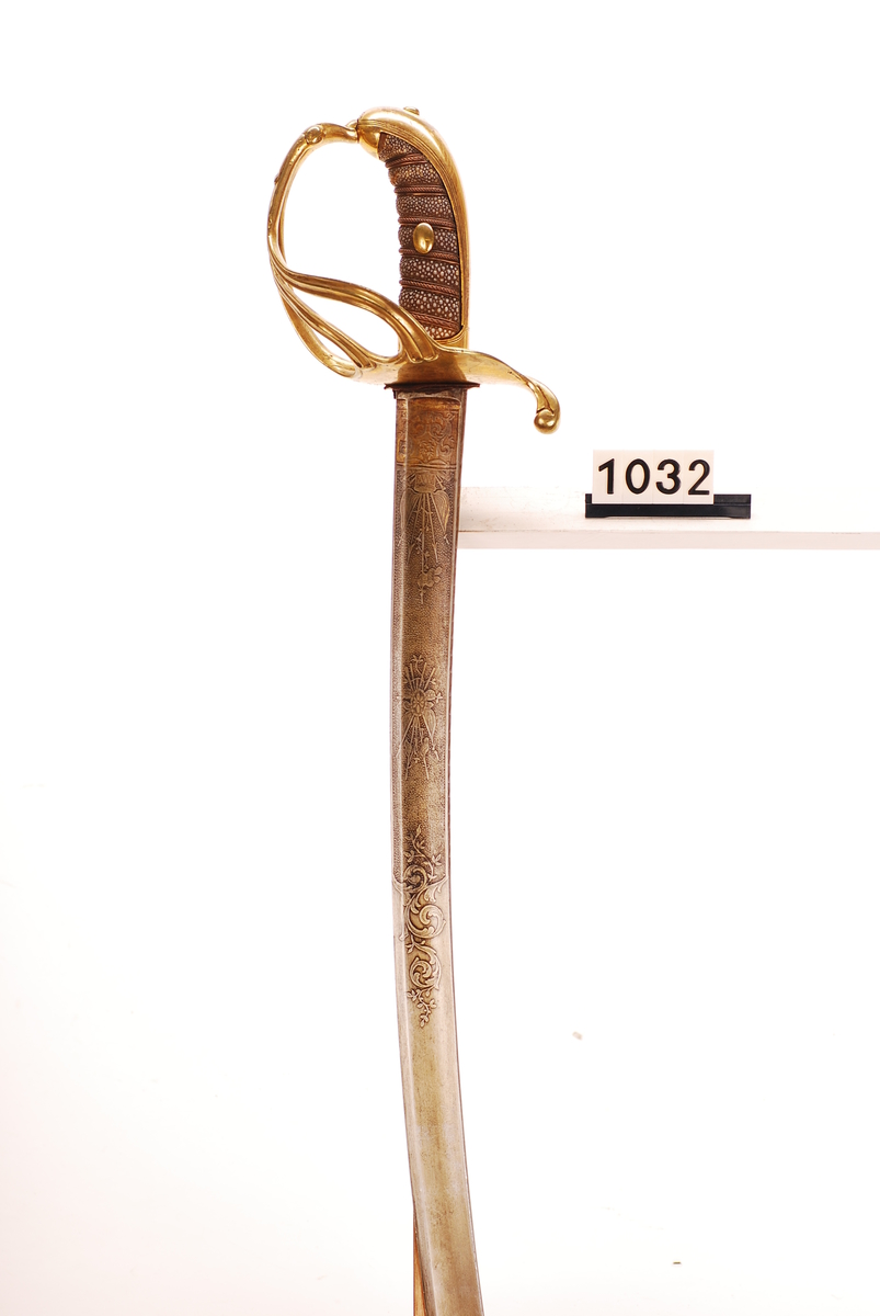 Kavalerioffiserssabel R/1855 (1845)