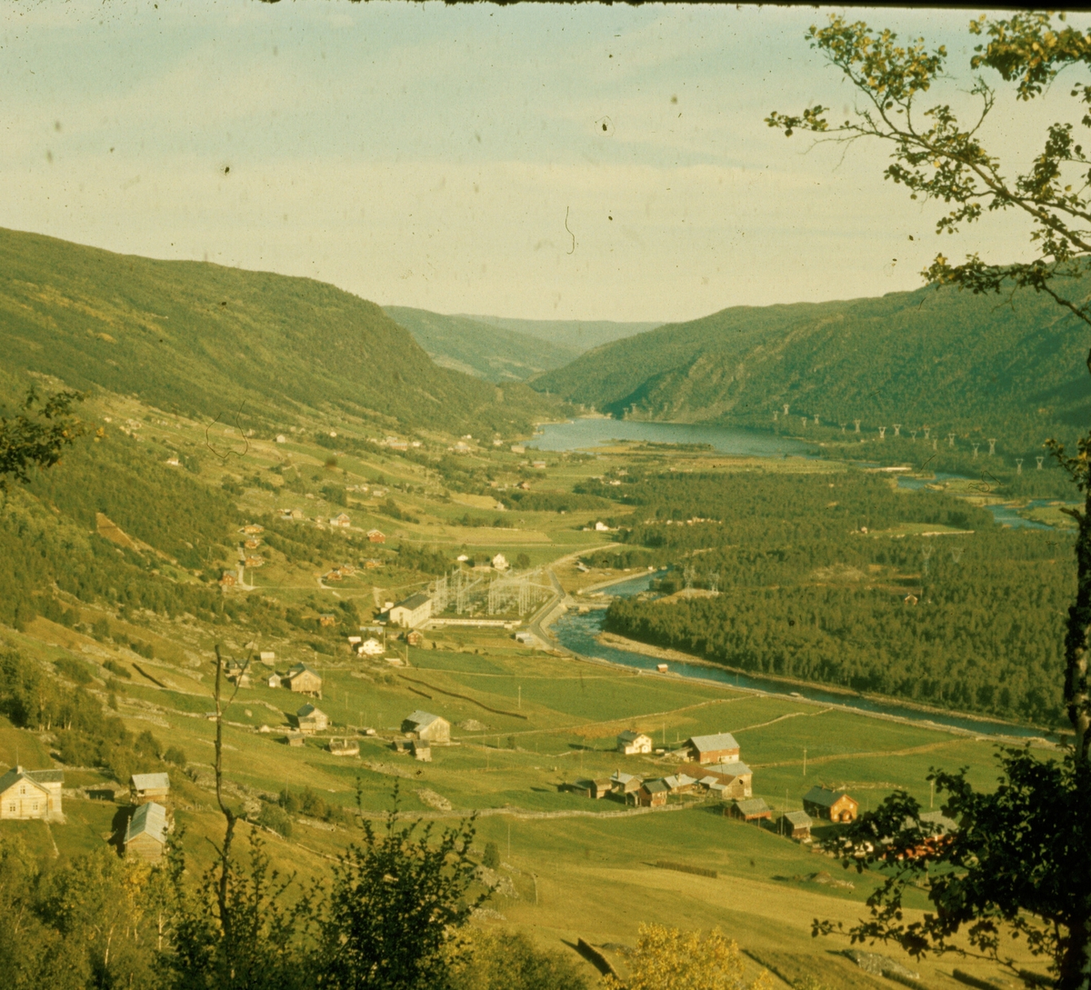 Oslo Lysverker. Sør-Hovet vestfrå. 1959
