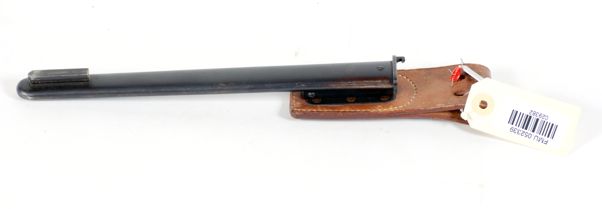 Forsøksbalg laget for å monteres mellom gevøret og bajonetten for å øke bajonettens rekkevidde med ca 15 cm.