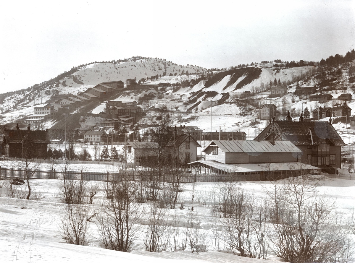 Løkken Verk vinteren 1910.