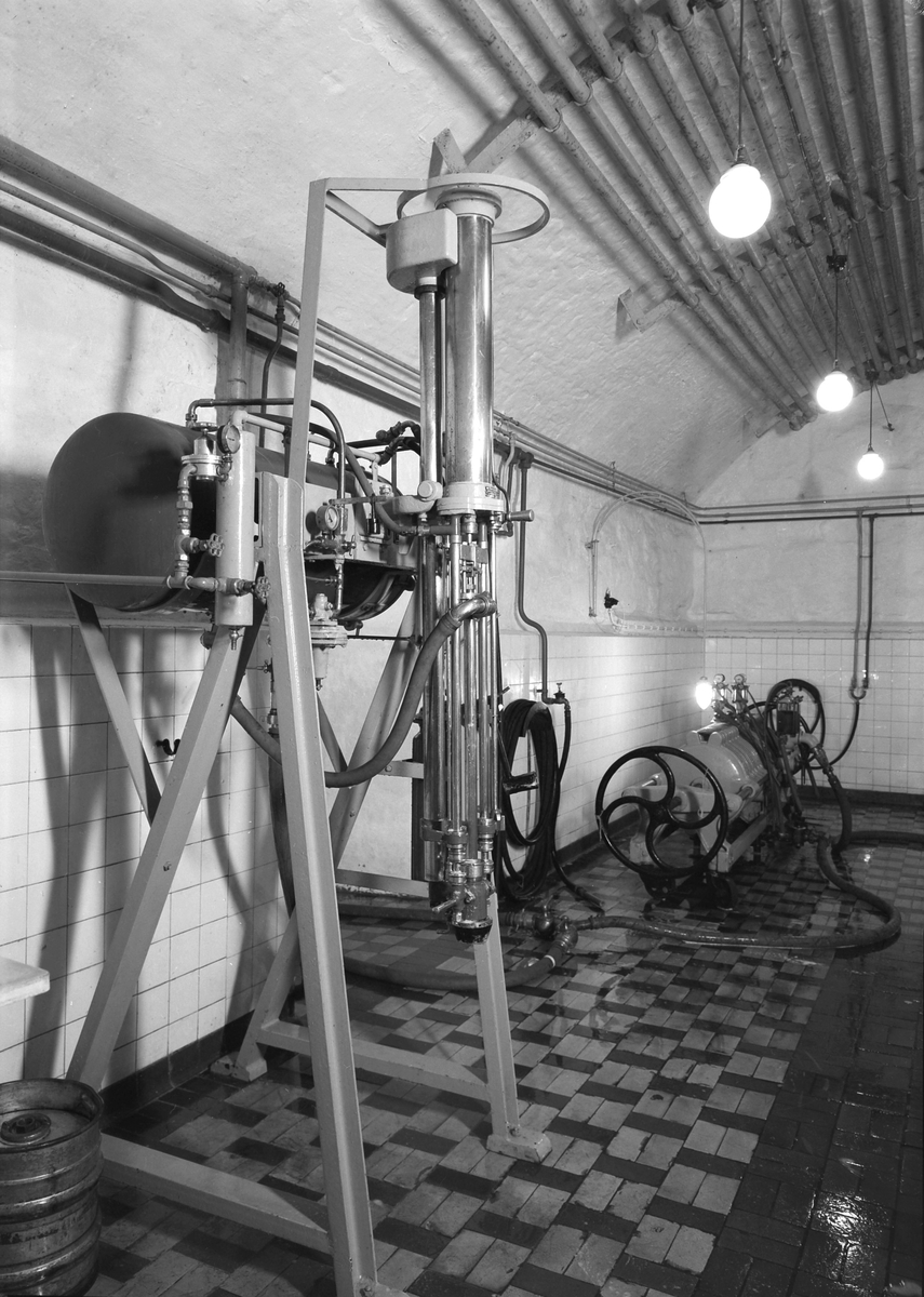 E.C. Dahls Bryggeri på Kalvskinnet med filter og fattapperi