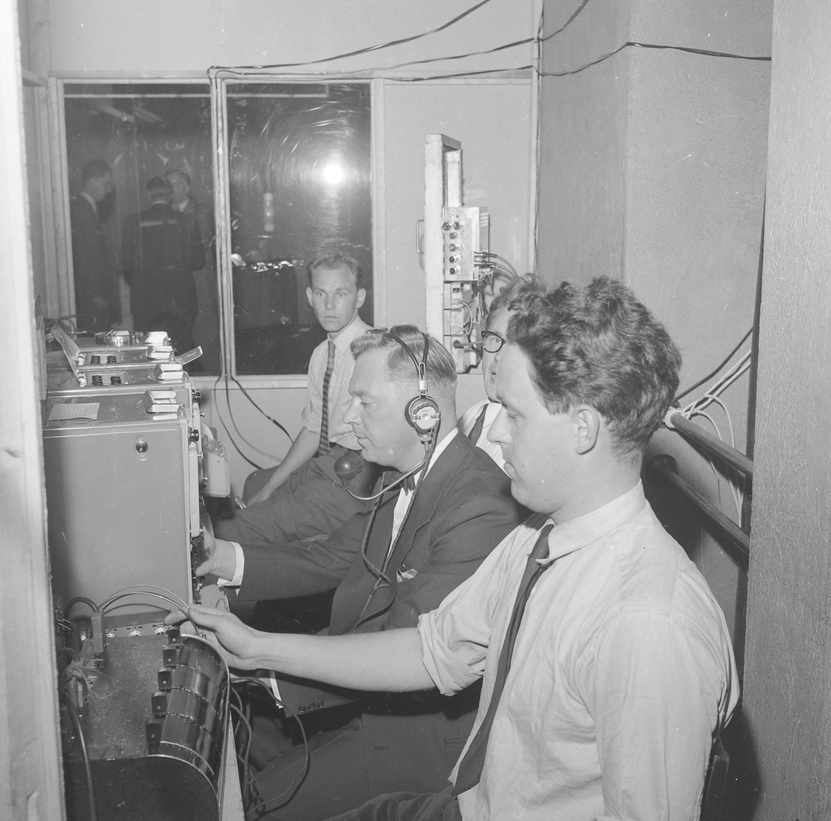 Radiomessen 1956 - kontrollrom