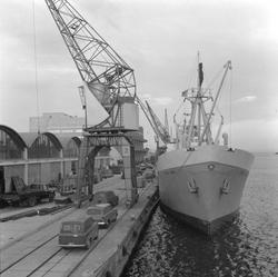 Det nye lagerhuset til Nordenfjeldske Dampskipsselskab