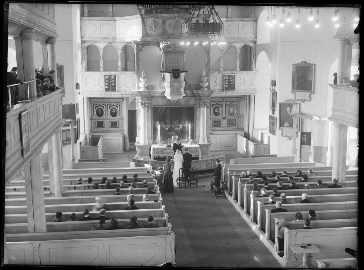 Vielsen i Røros kirke, 1954