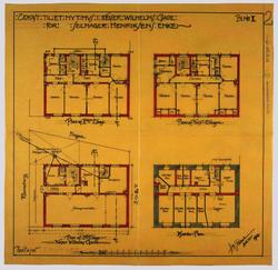 Udkast til et nyt hus i Keiser Wilhelms gade for seilmager H