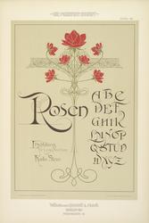 Die Moderne Schrift. Eine Sammlung neuer Schriften und Schil