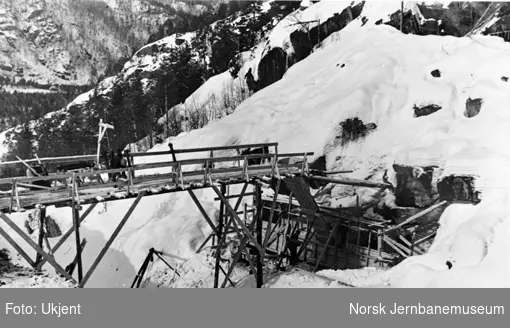 Hunsdalen viadukt : støping av den nordligste pilarsokkel