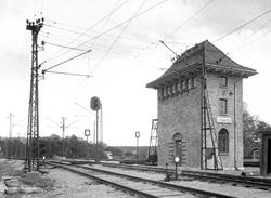 Drammenbanens elektrifisering : koblingshuset på Lysaker