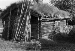Bortistu Neby, Tynset, Hedmark 1952. Eldhus. Nå på Norsk Fol